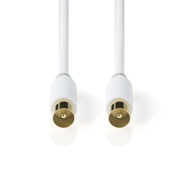 Nedis CSBW40200WT20 Coaxkabel 90 Db Iec (coax) Male - Iec (coax) Male 2,0 M Wit