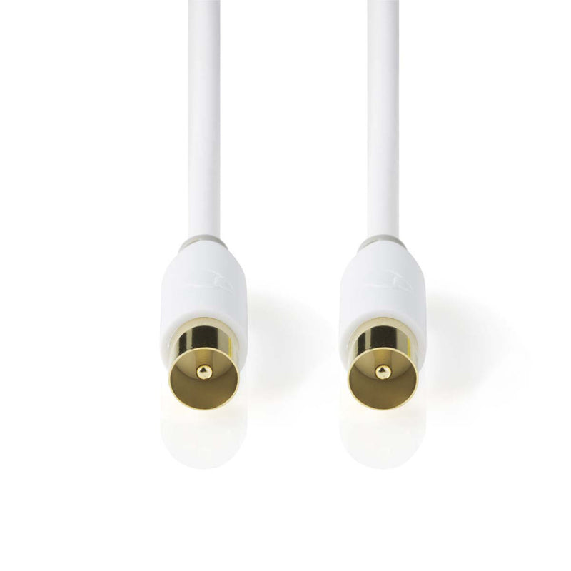 Nedis CSBW40200WT20 Coaxkabel 90 Db Iec (coax) Male - Iec (coax) Male 2,0 M Wit