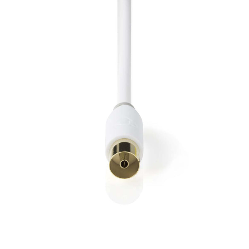 Nedis CSBW40015WT20 Coaxkabel 100 Db Iec (coax) Male Haaks - Iec (coax) Male Haaks 2,0 M Wit