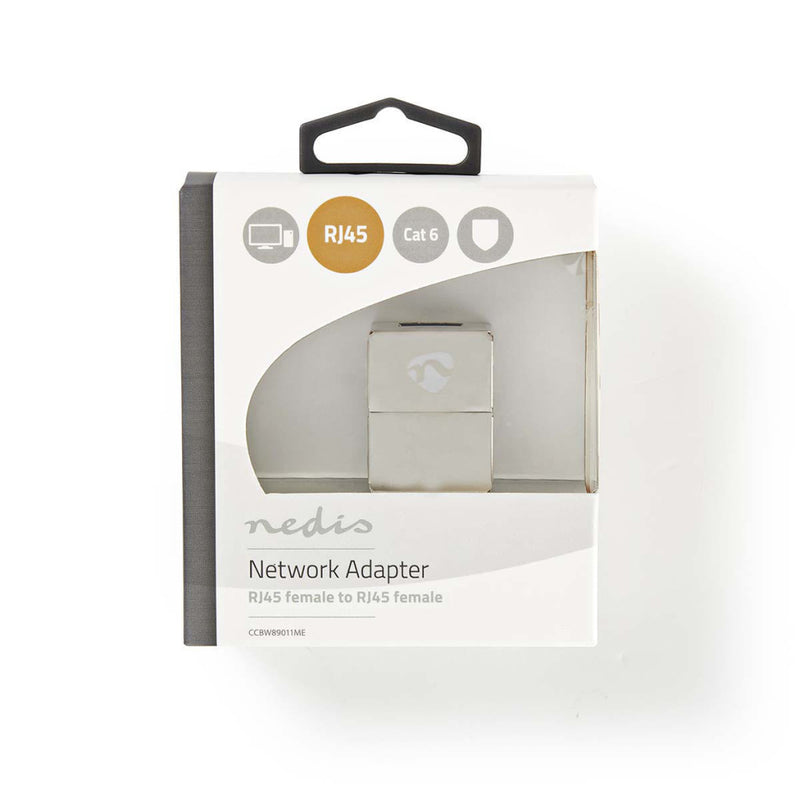 Nedis CCBW89011ME Cat 6 Netwerkadapter Rj45 (8p8c) Female - Rj45 (8p8c) Female