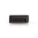 Nedis CVBW31902AT Scart-adapter Scart Male - 3x Rca Female + S-video Female