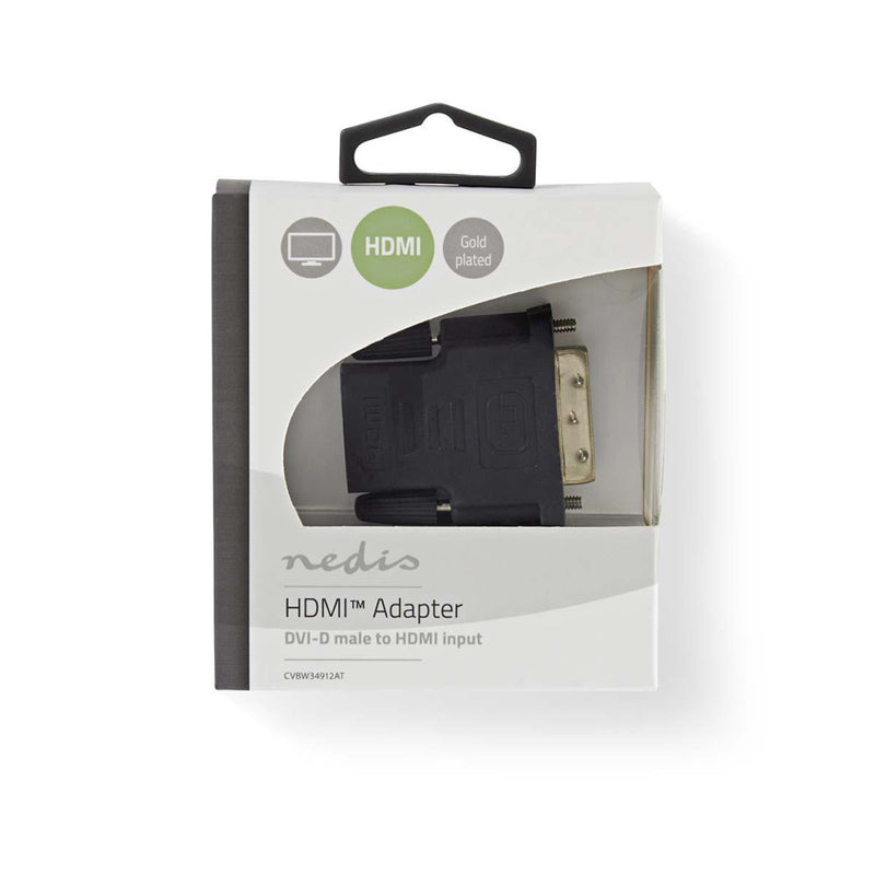 Nedis CVBW34912AT Hdmi&trade;-adapter Hdmi&trade; Female Dvi-d 24+1-pins Male Verguld Recht Pvc Ant