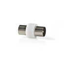 Nedis CSBW40940WT Adapter Coax Iec (coax) Male - Iec (coax) Male