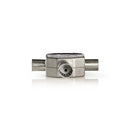 Nedis CSBW40950WT Adapter Coax 2x Iec (coax) Male - Iec (coax) Female