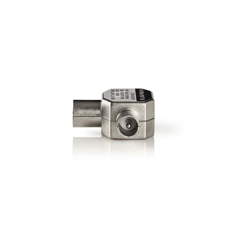 Nedis CSBW40950WT Adapter Coax 2x Iec (coax) Male - Iec (coax) Female