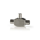Nedis CSBW40951WT Adapter Coax Iec (coax) Male - 2x Iec (coax) Female