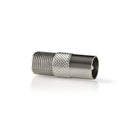 Nedis CSBW41954ME Satelliet- En Antenne-adapter Iec (coax) Male - F Female