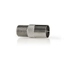 Nedis CSBW41955ME Satelliet- En Antenne-adapter F Female - Iec (coax) Female