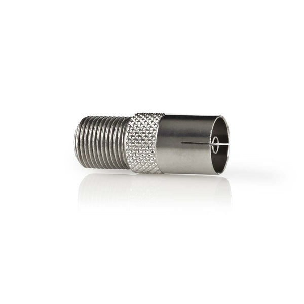 Nedis CSBW41955ME Satelliet- En Antenne-adapter F Female - Iec (coax) Female