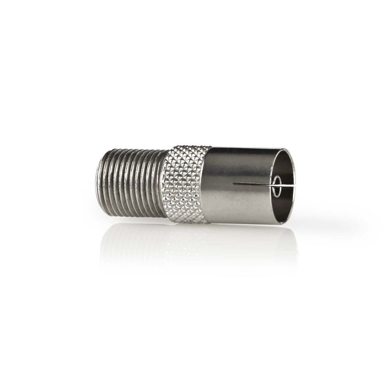 Nedis CSBW41955ME Satelliet- En Antenne-adapter F Female - Iec (coax) Female