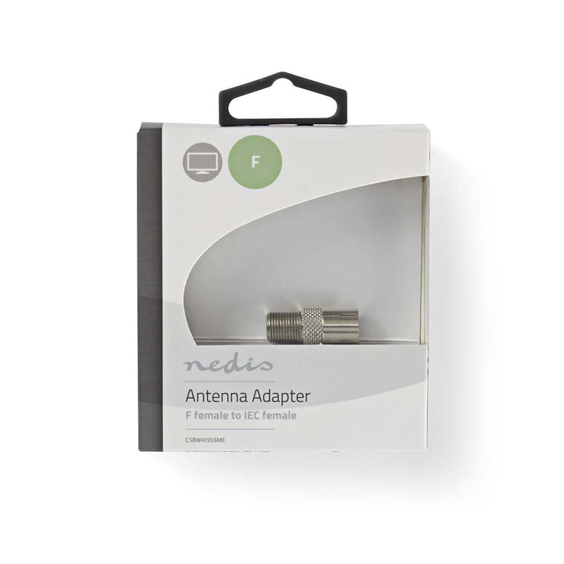 Nedis CSBW41955ME Satelliet- En Antenne-adapter F Female - Iec (coax) Female