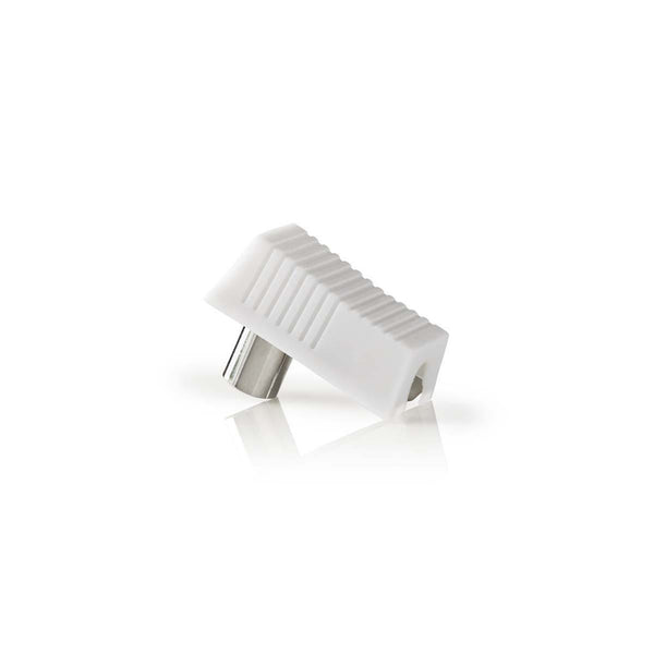 Nedis CSBW40995WT Iec (coax) -connector Male + Female - Gehoekt 2 Stuks Wit