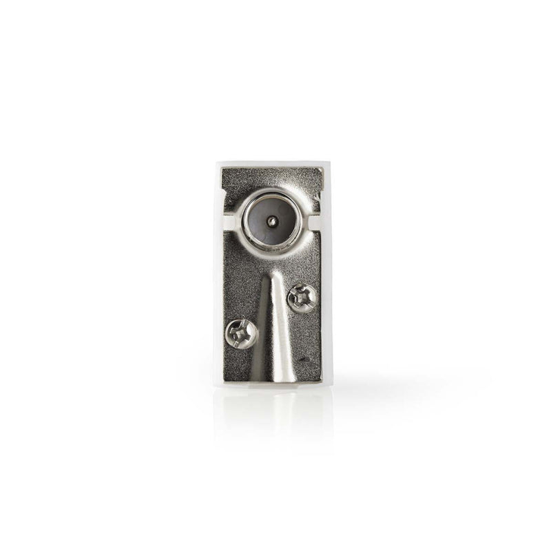 Nedis CSBW40995WT Iec (coax) -connector Male + Female - Gehoekt 2 Stuks Wit