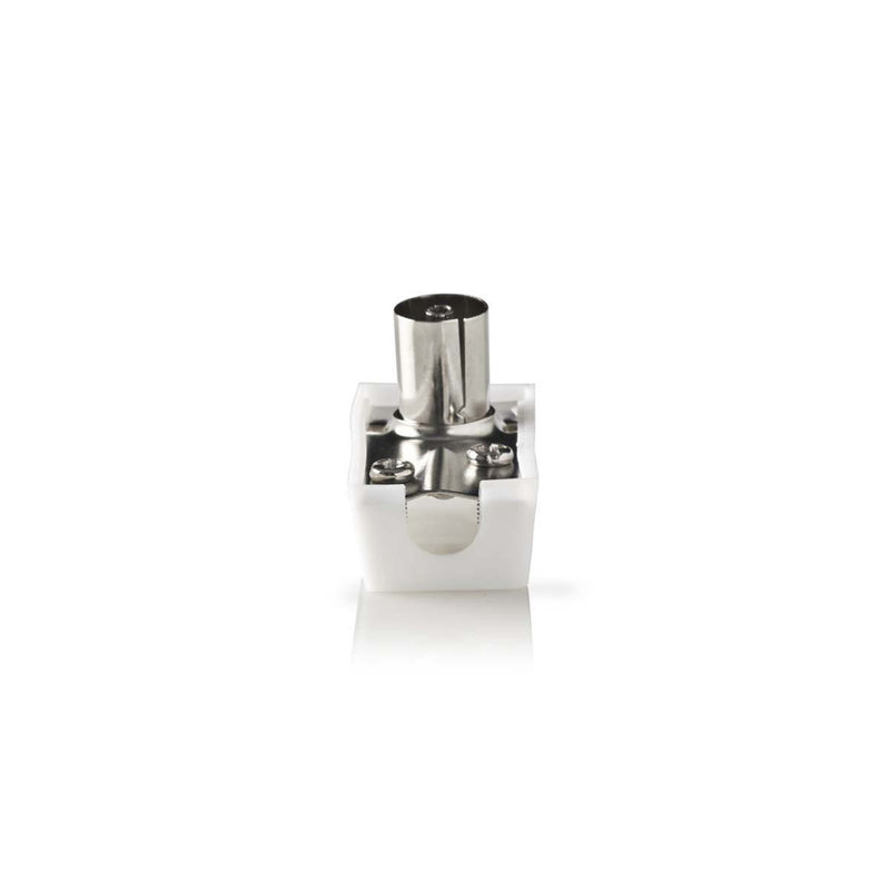 Nedis CSBW40995WT Iec (coax) -connector Male + Female - Gehoekt 2 Stuks Wit