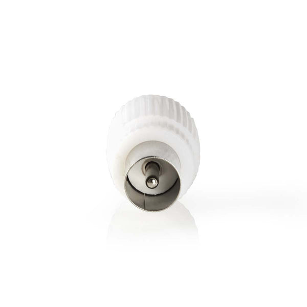 Nedis CSBW40999WT Iec (coax) -connector Male + Female - Recht 2 Stuks Wit