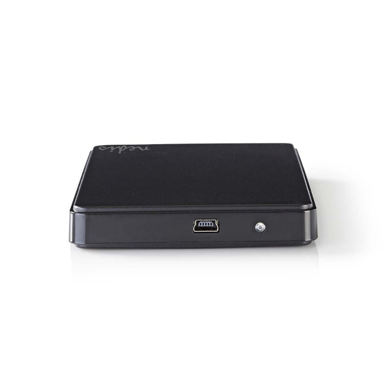 Nedis HDDE25100BK Hardeschijfbehuizing 2.5 &quot; Sata Ii-aansluiting Usb 2.0