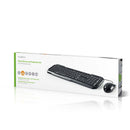 Nedis KBMC100BKFR Set Bedrade Muis En Toetsenbord 800-dpi Muis Franse Indeling