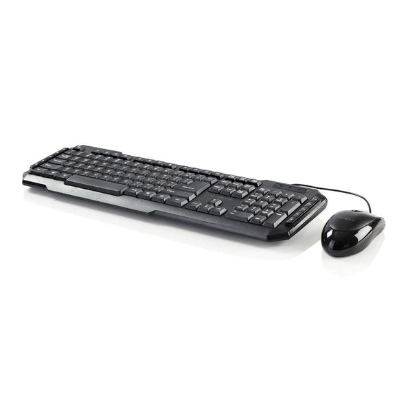 Nedis KBMC100BKUS Set Bedrade Muis En Toetsenbord 800-dpi Muis Us International