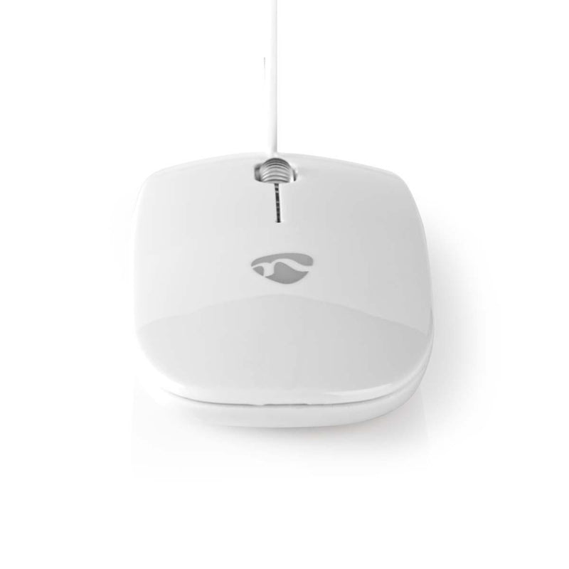 Nedis MSWD200WT Bedrade Muis 1000 Dpi 3-knops Wit