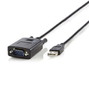Nedis CCGW60852BK09 Converter Usb A Male Naar Rs232 Male Usb 2.0 0,9 M Kabel