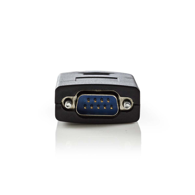 Nedis CCGW60852BK09 Converter Usb A Male Naar Rs232 Male Usb 2.0 0,9 M Kabel