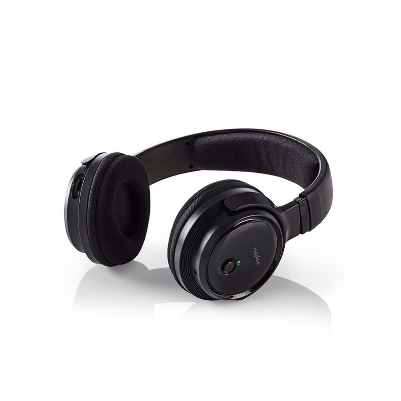 Nedis HPRF200BK Draadloze Hoofdtelefoon Radiofrequent (rf) Over-ear Zwart