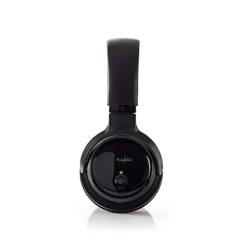 Nedis HPRF200BK Draadloze Hoofdtelefoon Radiofrequent (rf) Over-ear Zwart