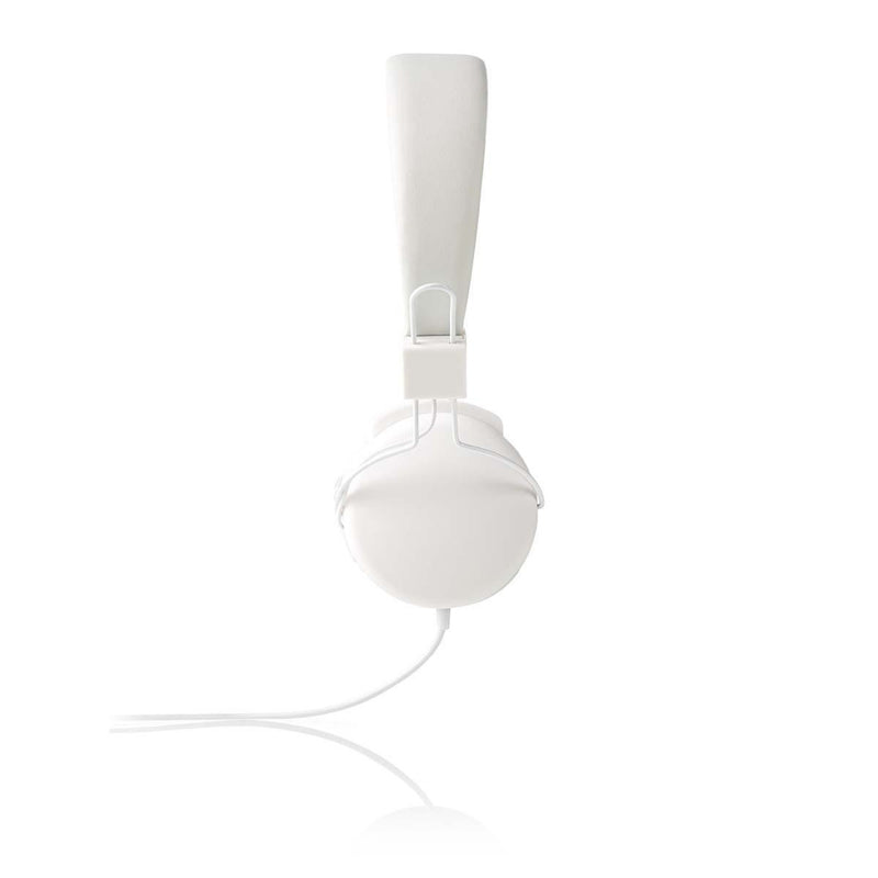 Nedis HPWD1100WT Hoofdtelefoon Met Snoer On-ear Opvouwbaar 1,2 M Ronde Kabel Wit