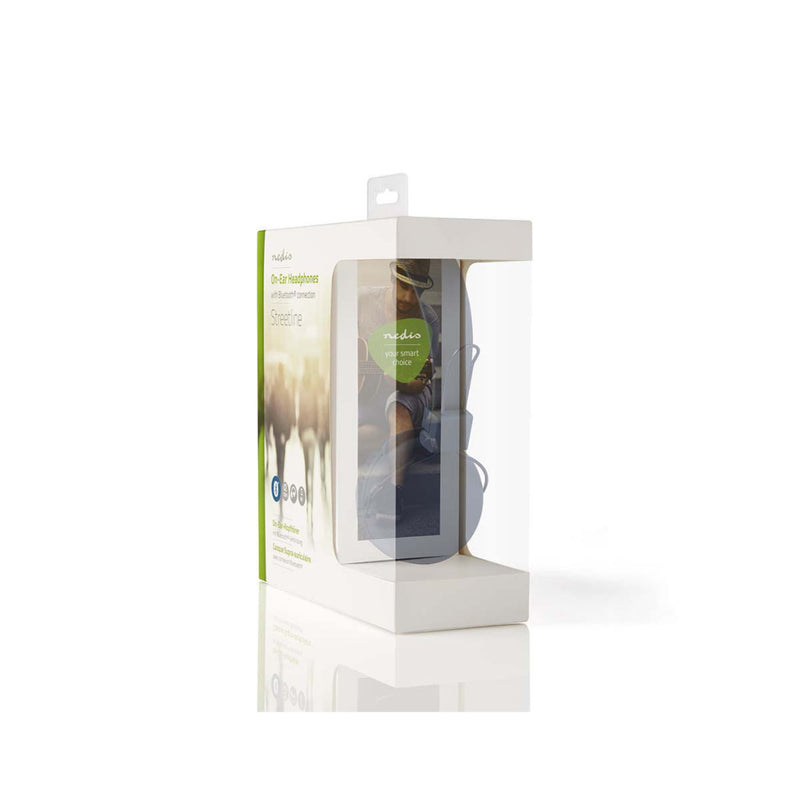 Nedis HPWD1100WT Hoofdtelefoon Met Snoer On-ear Opvouwbaar 1,2 M Ronde Kabel Wit