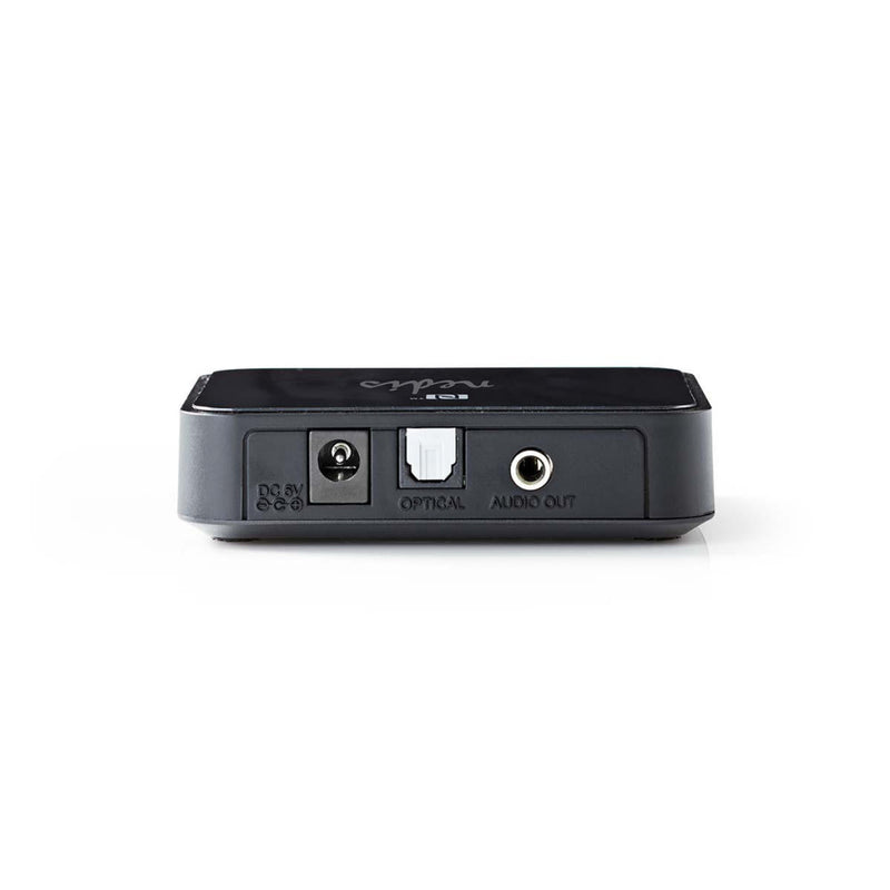 Nedis BTRC110BK Draadloze Audio-ontvanger Bluetooth® Toslink-uitgang 3,5 Mm Uitgang Zwart