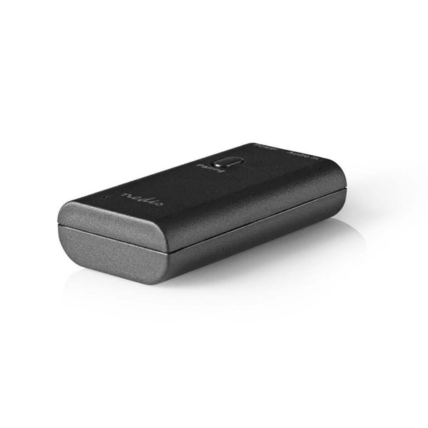 Nedis BTTR100BK Draadloze Audiozender Bluetooth® Maximaal 2 Hoofdtelefoons Zwart