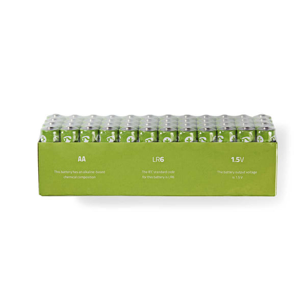 Nedis BAAKLR648BX Alkaline Batterij Aa 1,5 V 48 Stuks Bus