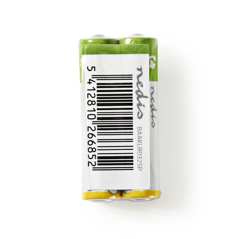 Nedis BAAKLR032SP Alkaline Batterij Aaa 1,5 V 2 Stuks Krimpverpakking