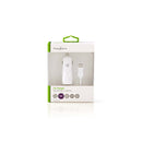 Nedis CCHAC300AWT Auto-oplader 3,0 A Vaste Kabel Usb-c? Wit