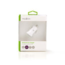 Nedis CCHAU240AWT Auto-oplader 2,4 A 2 Uitgangen Usb-a Wit