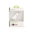 Nedis CCHAU480AWT Auto-oplader 4,8 A 2 Uitgangen Usb-a Wit