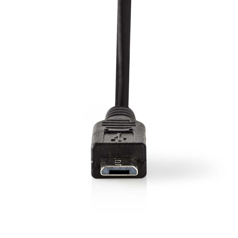 Nedis WCHAM100ABK Wandoplader 1,0 A Vaste Kabel Micro-usb Zwart