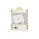 Nedis WCHAU481AWT Wandoplader 4,8 A 4 Uitgangen Usb-a Wit