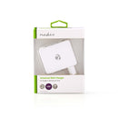 Nedis WCHAU481AWT Wandoplader 4,8 A 4 Uitgangen Usb-a Wit