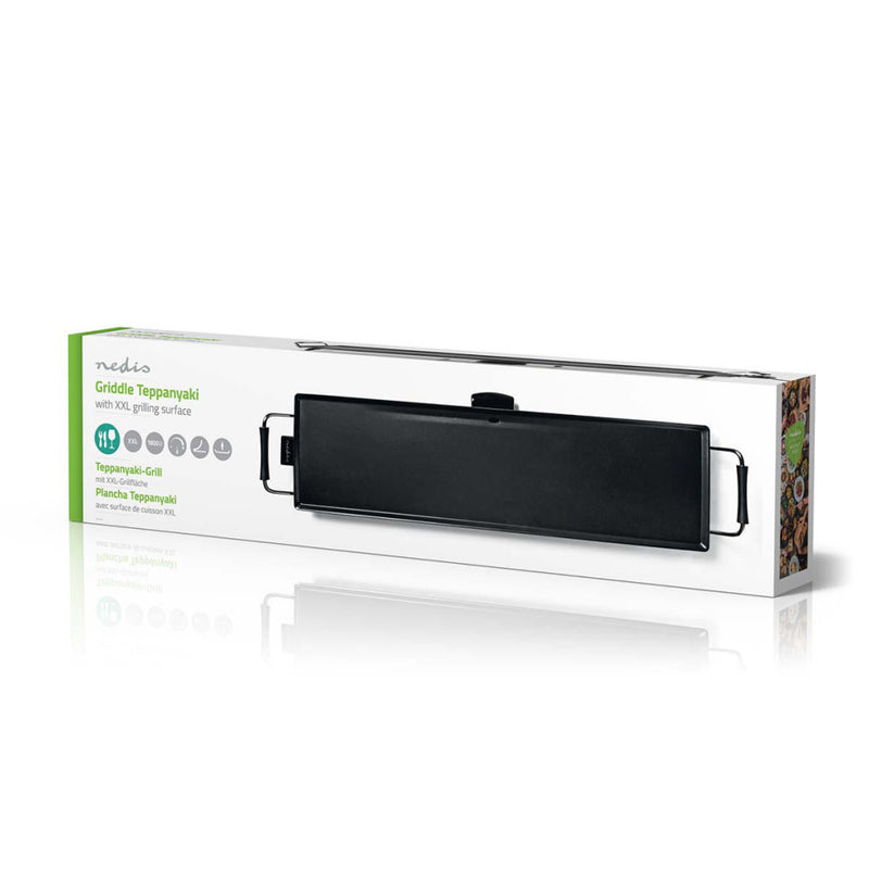 Nedis FCTE110EBK90 Grilplaat Teppanyaki 90 Cm