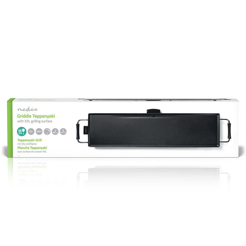 Nedis FCTE110EBK90 Grilplaat Teppanyaki 90 Cm