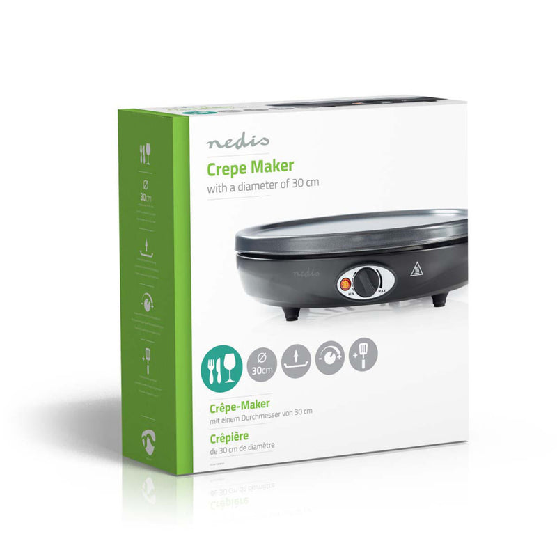 Nedis FCCM110EBK30 Cr&ecirc;pes-maker 30 Cm
