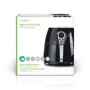 Nedis KAAF111EBK Digitale Heteluchtfriteuse 3 Liter 1400 W