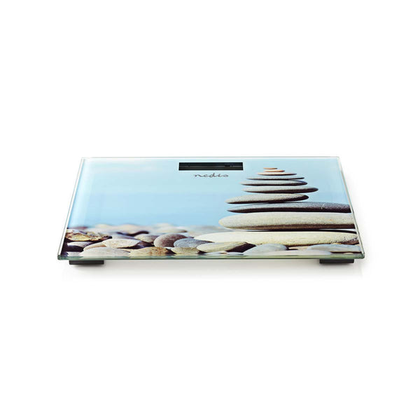 Nedis PESC112DVA Personenweegschaal Gehard Glas Design-opdruk