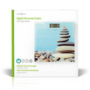 Nedis PESC112DVA Personenweegschaal Gehard Glas Design-opdruk