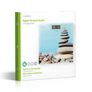 Nedis PESC112DVA Personenweegschaal Gehard Glas Design-opdruk