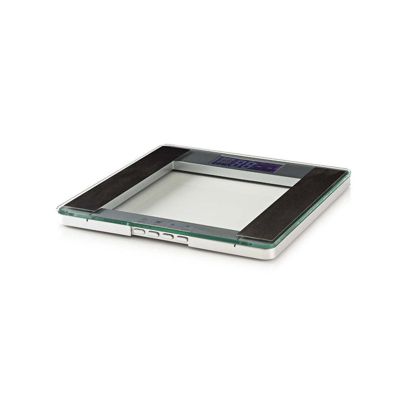 Nedis PESC120DCT Body Mass Index (bmi) -weegschaal 10 Gebruikersprofielen Gehard Glas