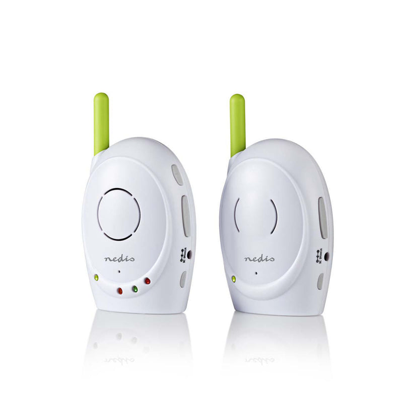 Nedis BAMO110AUWT Audio-babyfoon 2,4 Ghz Terugspreekfunctie
