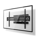 Nedis TVWM3550BK Full-motion Tv-muurbeugel 37 - 70&quot; Max. 30 Kg 6 Scharnierpunten