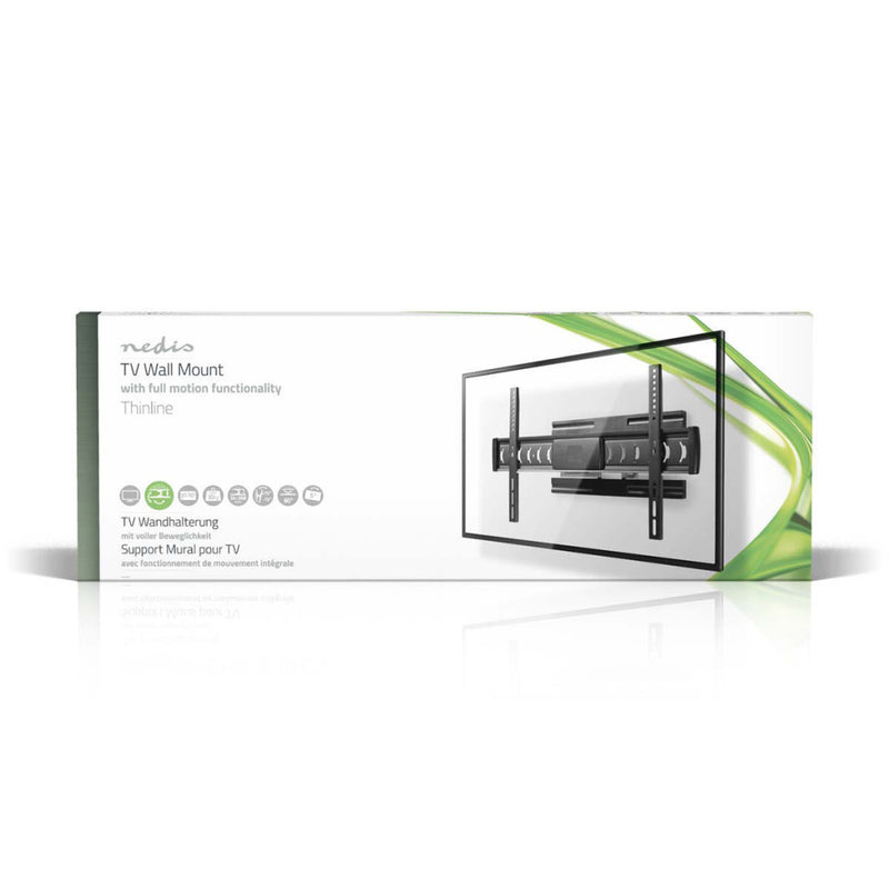 Nedis TVWM3550BK Full-motion Tv-muurbeugel 37 - 70&quot; Max. 30 Kg 6 Scharnierpunten